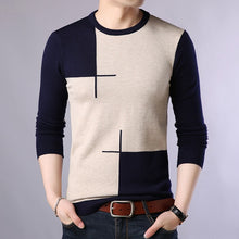Load image into Gallery viewer, 2019 Autumn Casual Men's Sweater O-Neck Slim Fit Knittwear Mens Sweaters Pullovers Pullover Men Pull Homme M-3XL