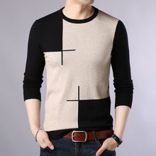 Load image into Gallery viewer, 2019 Autumn Casual Men's Sweater O-Neck Slim Fit Knittwear Mens Sweaters Pullovers Pullover Men Pull Homme M-3XL