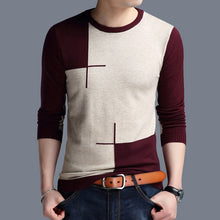 Load image into Gallery viewer, 2019 Autumn Casual Men's Sweater O-Neck Slim Fit Knittwear Mens Sweaters Pullovers Pullover Men Pull Homme M-3XL