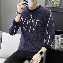 Load image into Gallery viewer, Autumn Korean Fashion Sweater Men Female Sika Deer Pattern Casual  Knitted Pullovers Slim Fit Christmas Gift Male Pull Sweter
