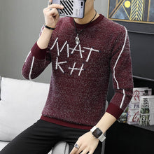 Load image into Gallery viewer, Autumn Korean Fashion Sweater Men Female Sika Deer Pattern Casual  Knitted Pullovers Slim Fit Christmas Gift Male Pull Sweter