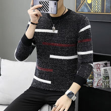 Load image into Gallery viewer, Autumn Korean Fashion Sweater Men Female Sika Deer Pattern Casual  Knitted Pullovers Slim Fit Christmas Gift Male Pull Sweter