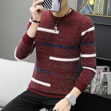 Load image into Gallery viewer, Autumn Korean Fashion Sweater Men Female Sika Deer Pattern Casual  Knitted Pullovers Slim Fit Christmas Gift Male Pull Sweter
