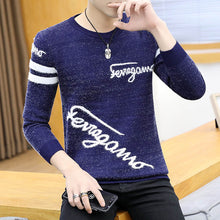 Load image into Gallery viewer, Autumn Korean Fashion Sweater Men Female Sika Deer Pattern Casual  Knitted Pullovers Slim Fit Christmas Gift Male Pull Sweter